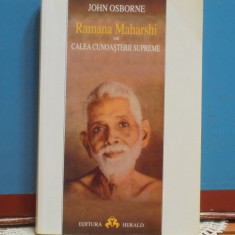 JOHN OSBORNE - RAMANA MAHARSHI SAU CALEA CUNOASTERII SUPREME - POVESTEA VIETII