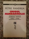 Crugul Mandarinului Jurnal Intim 1952-1958 - Petre Pandrea ,553356, Vremea