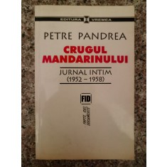 Crugul Mandarinului Jurnal Intim 1952-1958 - Petre Pandrea , B112