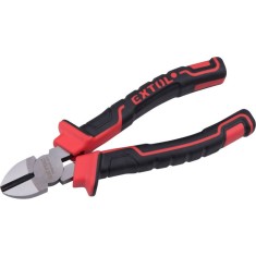 EXTOL PREMIUM cle?te lateral, 190mm, dual ro?u/negru, maner TPR, suport de scule suspendat foto