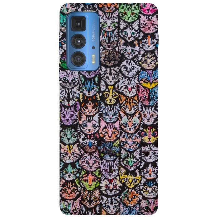 Husa compatibila cu Motorola G20 model Cat wall, Silicon, TPU, Viceversa
