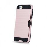 Husa iPhone X / XS, Defender Card, Rose Gold - Protectie Premium, Acces Card