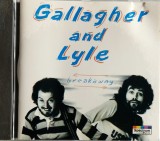 Gallagher And Lyle &lrm;&ndash; Breakaway VG+ / VG+ cd muzica rock _ Spectrum, Germania