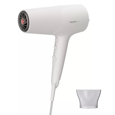 Uscator de par Philips BHD501 / 00, 2100W, 2 viteze, 3 niveluri, ThermoShield, alb foto