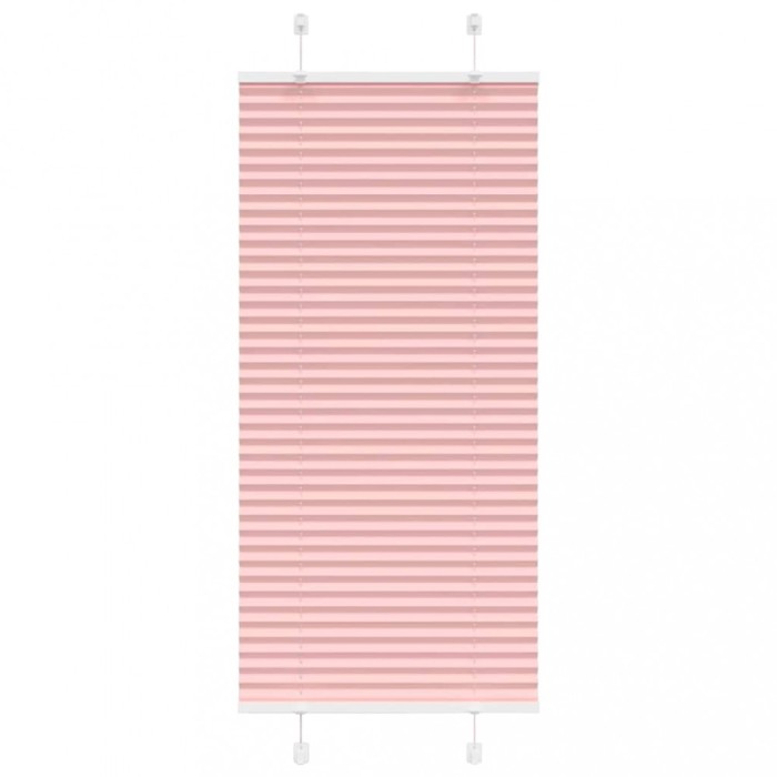 Jaluzea plisată roz 60x100 cm Lățime țesătură 59,4cm poliester