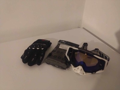 Set accesorii off road:cagula,ochelari,manusi foto