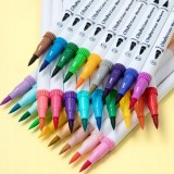 Set 100 markere - Brush &amp; Fineliner - Multicolor | Ohuhu