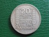 FRANTA - 20 francs / franci 1933 (326), Europa, Argint