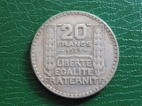 FRANTA - 20 francs / franci 1933 (326)