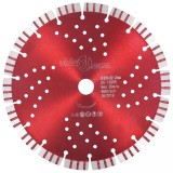 Cumpara ieftin Disc diamantat de tăiere cu segmente turbo și găuri oțel 230 mm