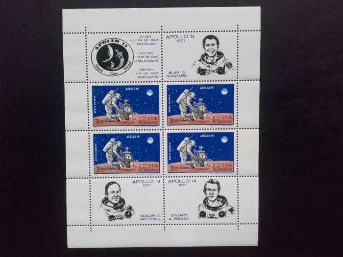1971 - Apollo 14 (bloc ) - LP758a