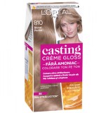 Vopsea de par semi-permanenta fara amoniac Casting Creme Gloss 810 Blond Perlat, 180ml, L&#039;Oreal Paris