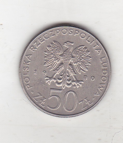 bnk mnd Polonia 50 zloti 1980 Kazimierz I Odnowiciel