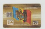 bnk card Cartela telefonica de colectie - Moldova Moldetelcom Cathedral 200 imp 09/95 - Col:MD-MDT-0006-199509