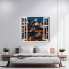 Folie imprimata color pentru decor perete locuinta, dimensiune 125 x 110cm, model: VIEW TO HAVEN 15, AVEX
