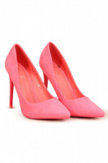 PDS106-5 Pantofi stiletto cu aspect matte foto