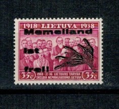 Memelgebiet 1939 - Mi.No.III.II nestampilat, cu sarniera foto