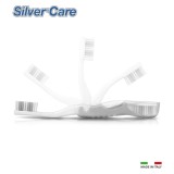 Periuta dinti Voiaj Silver Care perii Media cap Argint maner ergonomic, rabatabil