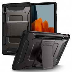 Husa Tableta Spigen - Tough Armor - Samsung Galaxy Tab S7 S8 11.0 inch - Gunmetal foto