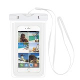 Husă impermeabilă pentru telefon, 19.5x11.5 cm, Albă, CMCLASS