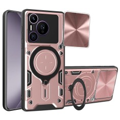 Husa Huawei Pura 70 Techsuit CamGuard Pro, roz auriu