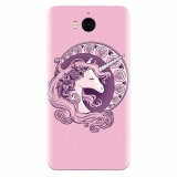 Husa silicon pentru Huawei Y5 2017, Purple Unicorn