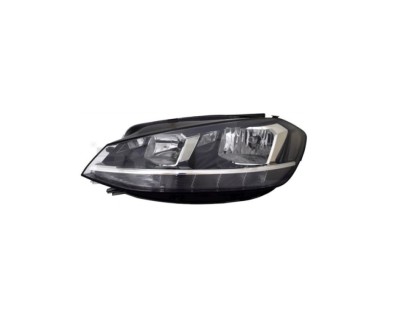 Far Volkswagen Golf Vii (5k), 03.2017-, montare fata, stanga, cu lumini de zi tip LED; H7+H9+LED+WY21W; electric; cu motor; halogen, TYC foto