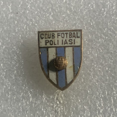 Insigna club fotbal Poli Iasi