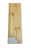 Raft decorativ, cuoare lemn natural, 60x20x1,8cm
