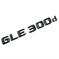 Emblema GLE 300d Negru, pentru spate portbagaj Mercedes