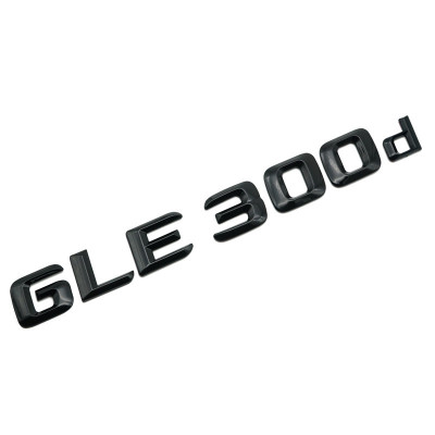 Emblema GLE 300d Negru, pentru spate portbagaj Mercedes foto