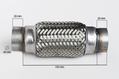 Racord Flexibil Inner &amp;amp; Outer Braid (B) 48X150 Mm 61292 FL 33737 foto