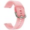Curea din silicon compatibila cu Xiaomi Amazfit GTR 4, Telescoape QR, 22mm, Coral Pink