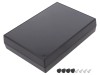 Carcasă Universală GAINTA G1208B ABS Neagră, 123x174x38mm, Cu Cavitate Etichetă, UL94HB
