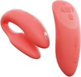 Vibrator pentru Cupluri Chorus We Vibe, Bluetooth Control, Mobile App, Silicon, USB, Coral