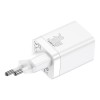 Incarcator Retea Baseus Super Si Pro, 30W, 3A, 1 x USB-A - 1 x USB-C, Alb CCSUPP-E02