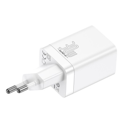 Incarcator Retea Baseus Super Si Pro, 30W, 3A, 1 x USB-A - 1 x USB-C, Alb CCSUPP-E02 foto