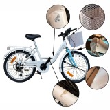 Cumpara ieftin Bicicleta de oras, 20 inch, cadru otel, 6 viteze, cos cumparaturi, portbagaj, alb, RESIGILAT, ProCart
