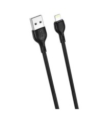 Cablu Iphone lightning - USB Negru 2m 2A XO-NB200-BK foto