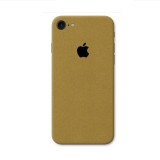 Cumpara ieftin Set Doua Folii Skin Acoperire 360 Compatibile cu Apple iPhone 7 Wrap Skin Gold Metalic Matt, Auriu, Oem