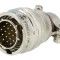 Conector circular pe cablu, 19 pini, aurit