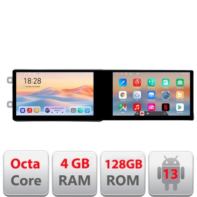 Navigatie Dacia dupa 2012 Kit-Dacia Edotec 2 ecrane 8 core 4+128 21.6 inch Incell android Wifi 5Ghz gps internet CarStore Technology foto