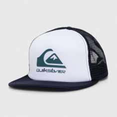 Quiksilver sapca culoarea albastru marin, modelator