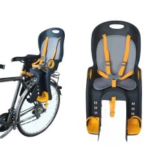 Scaun de bicicleta pentru copii, centuri siguranta in 5 puncte, suport picioare 4 trepte, maxim 22 kg foto