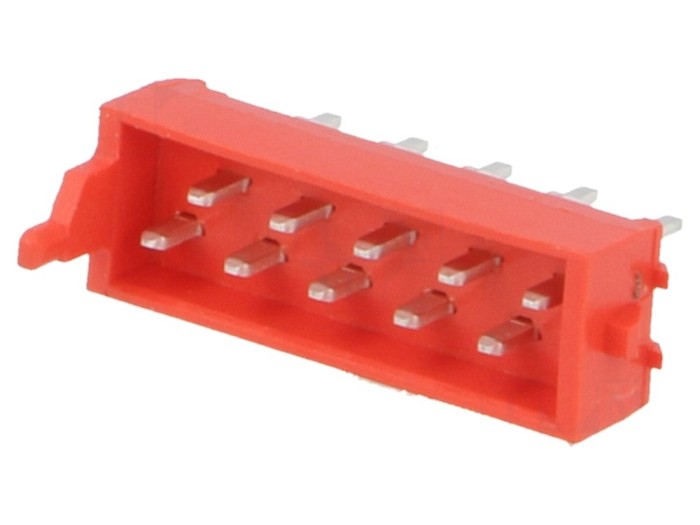 Conector Micro-MaTch tată 10 pini THT