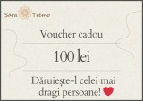 Voucher Cadou 100 Lei SaraTremo | Card Cadou Online, Valabil 6 Luni, Livrare pe Email | Cadoul Perfect!