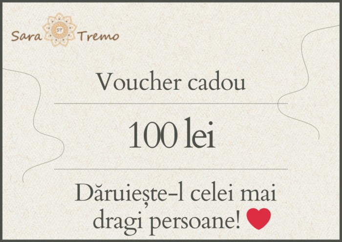 Voucher cadou 100 lei