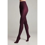 Ciorap Gros din Microfibră cu Efect 3D Trendy 150 Den - Marsala, 4-L Standard