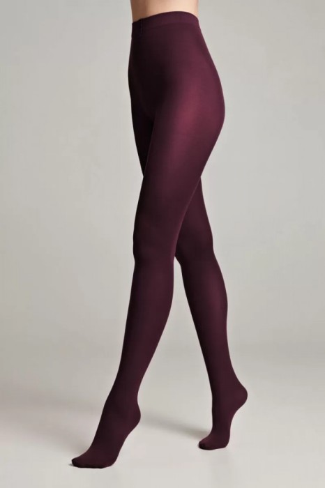 Ciorap Gros din Microfibră cu Efect 3D Trendy 150 Den - Marsala, 4-L Standard