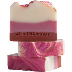 Almara Soap Designer Juicy Raspberries s&atilde;pun lucrat manual 100 g
